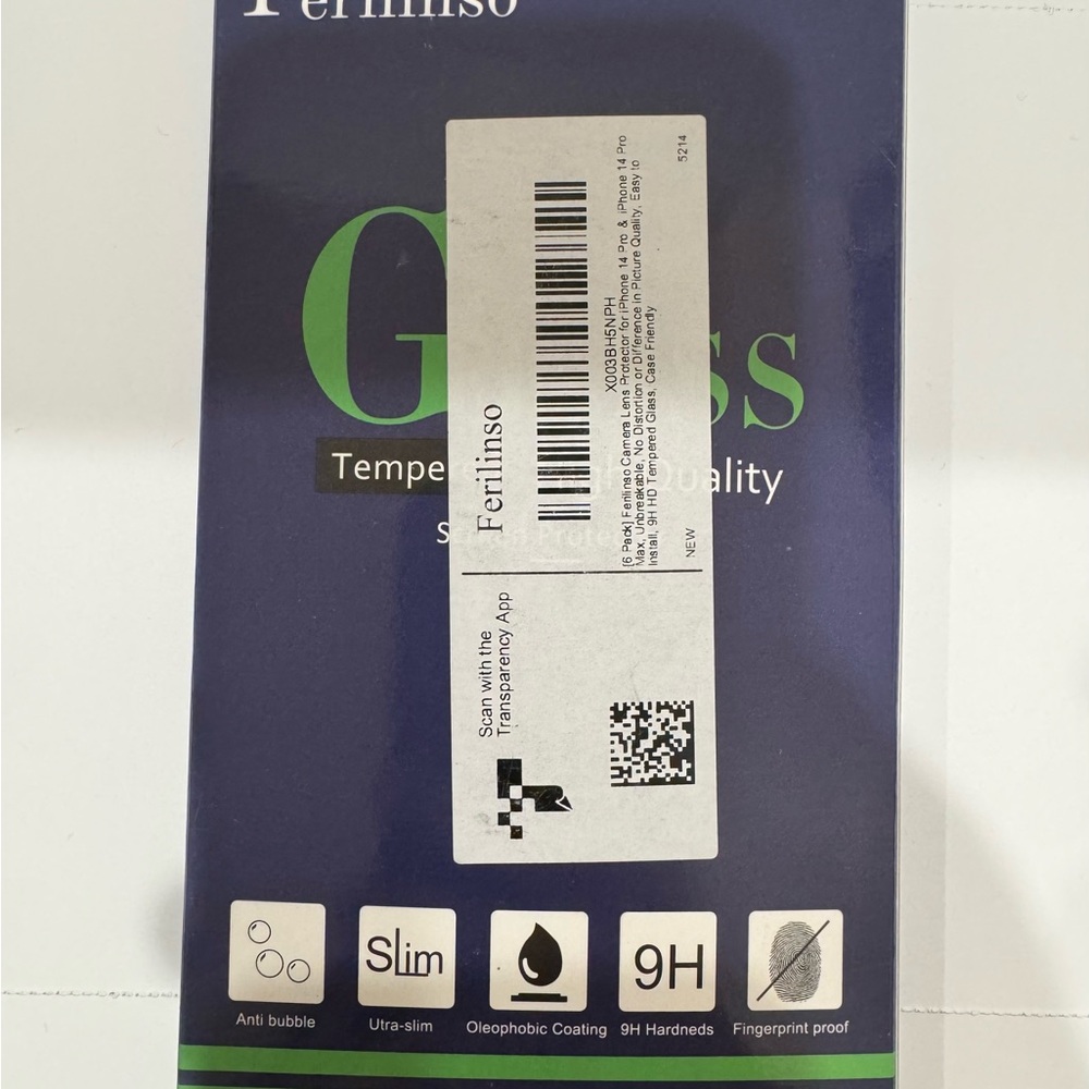 Tempered Glass Camera Screen Protector - CLEAR